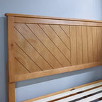 Letto a piattaforma in legno massiccio di pino rustico – Singolo / Piazza e mezza / Matrimoniale / King, Per 1-2 persone