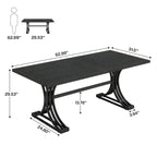 Scrivania White+Gold / Grey+Black con piano in finto marmo – Stile moderno a cavalletto, 1 persona