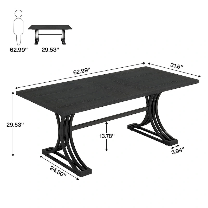 Scrivania White+Gold / Grey+Black con piano in finto marmo – Stile moderno a cavalletto, 1 persona