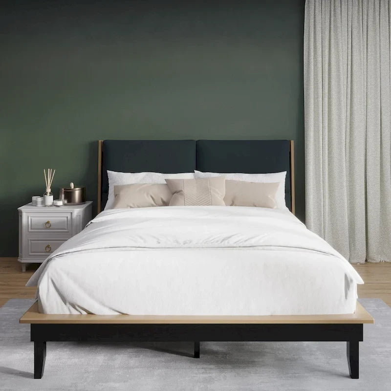 Set camera da letto in rovere antico anni '50, 4 pezzi – Matrimoniale a una piazza e mezza / Matrimoniale / Queen / King, per 1-2 persone