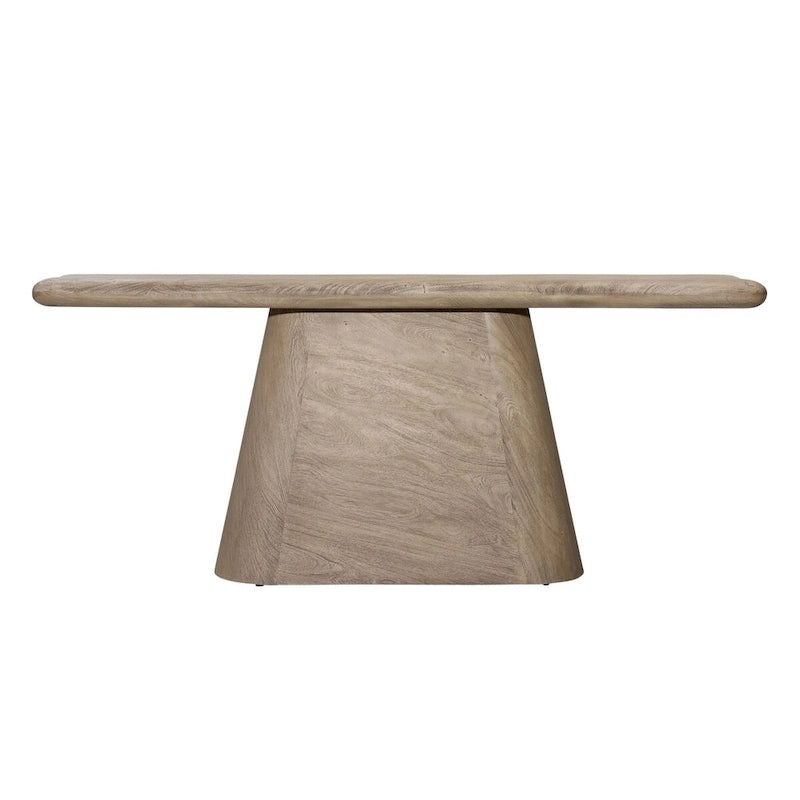 Consolle in Legno Naturale di Acacia, 178 cm di Larghezza