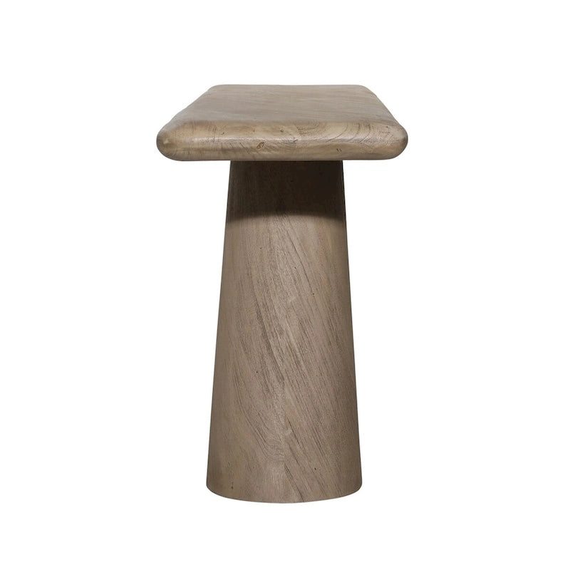 Consolle in Legno Naturale di Acacia, 178 cm di Larghezza